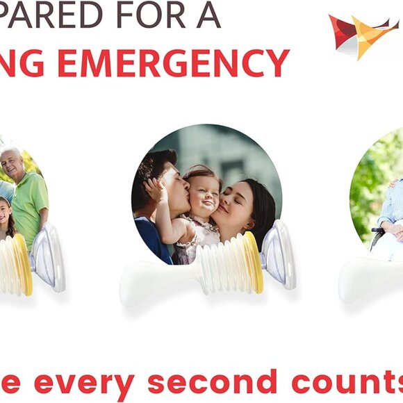 LifeVac Yellow Travel Kit - Portable Suction Rescue Device, First Aid Kit - Picture 5 of 6